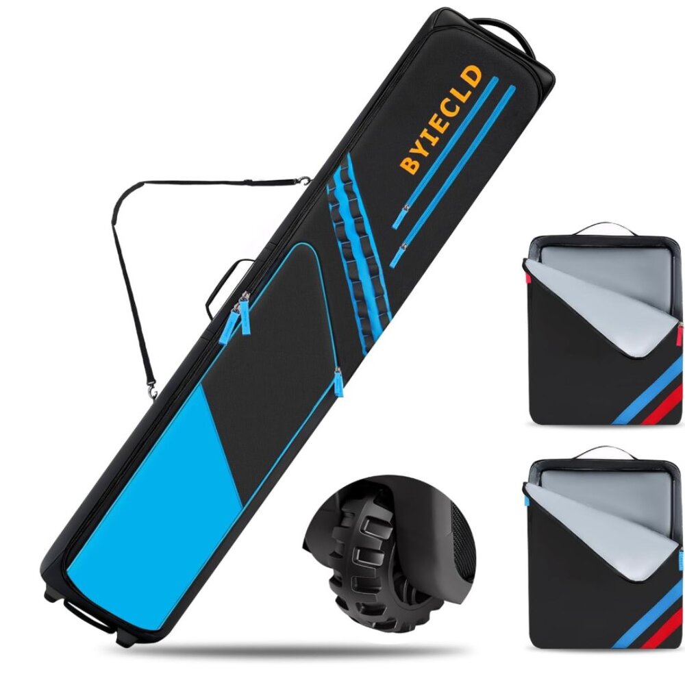Snowboard Bag with Wheels 195CM Padded